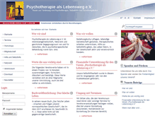 Tablet Screenshot of lebensweg-ev.de